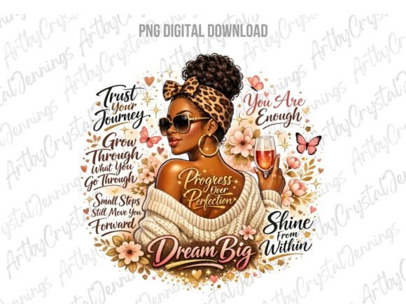 Download Dream Big Positive Black Woman PNG - Black Collection