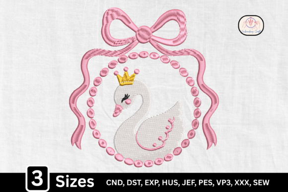 Download Pink Bow Princess Swan - Pink Collection