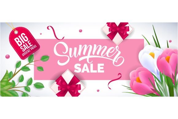 Download Summer Sale Lettering in Pink Frame with - Pink Collection
